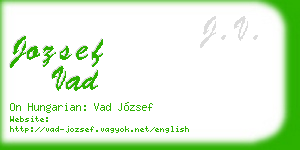 jozsef vad business card